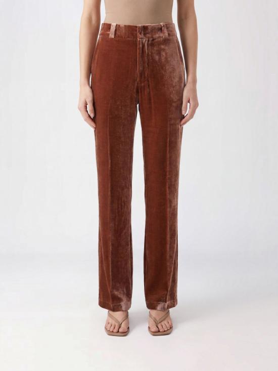 26FW 라 더블제이 스트레이트 팬츠 TRO0015VEL019SOLID PI10 Brown
