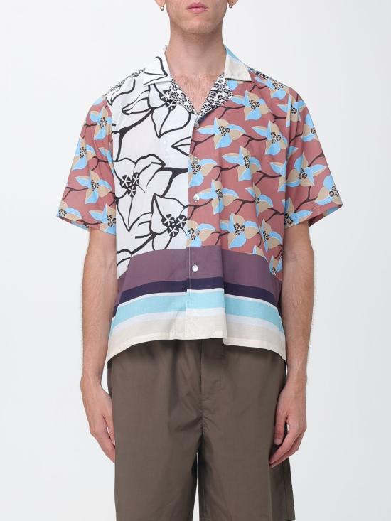 26SS Nom 셔츠 07SHIRTBOWLINGCOLLAR BURNED Red