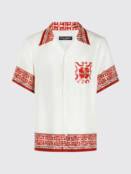 26FW 돌체앤가바나 셔츠 G5JH9THI135 IP5DQ Red - DOLCE & GABBANA