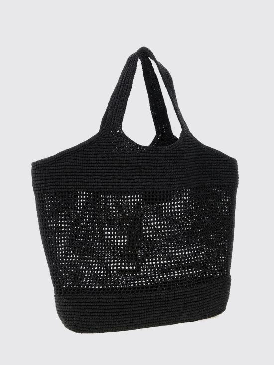 26SS 생로랑 이카레 토트백 772191GAAFM 1000 Black - SAINT LAURENT