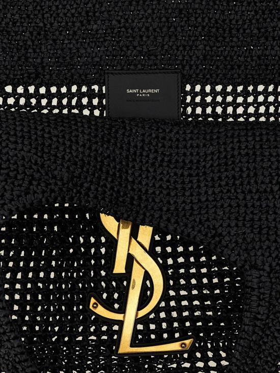26SS 생로랑 이카레 토트백 772191GAAFM 1000 Black - SAINT LAURENT