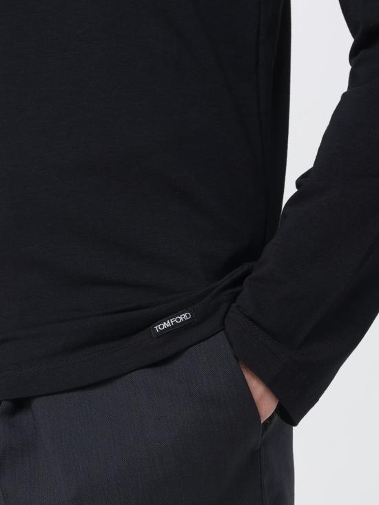 26FW 톰포드 반팔 티셔츠 T4M141410 002 Black - TOMFORD