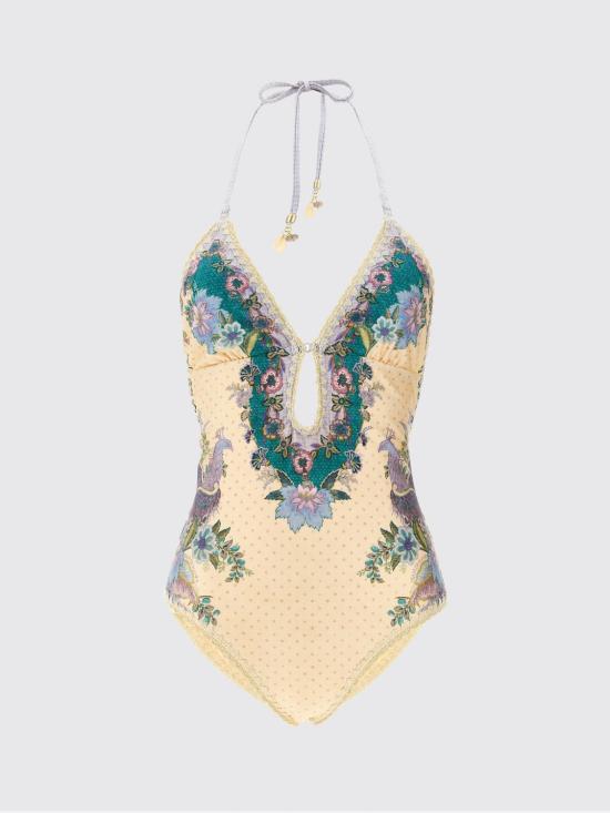 26FW 짐머만 원피스 수영복 8004WSS262CS SCFL Cream - ZIMMERMANN
