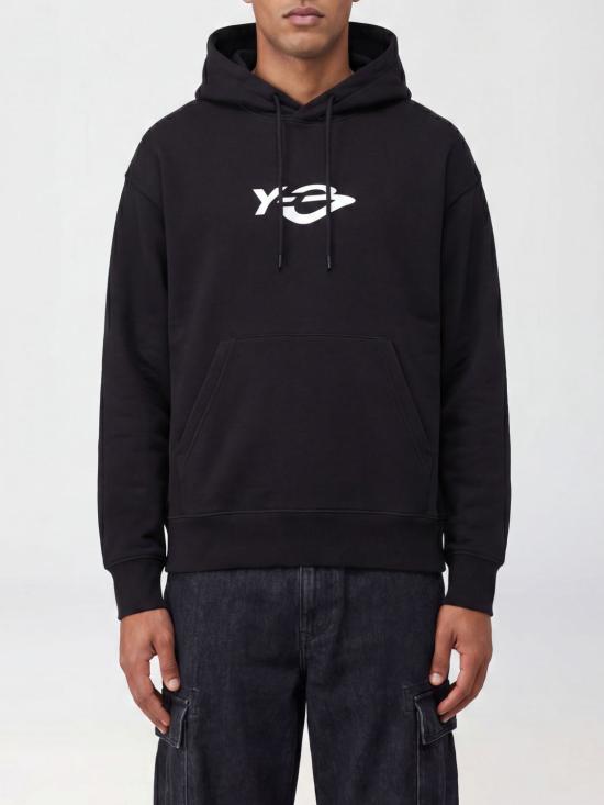 26FW 와이쓰리 후드 티셔츠 KR1070 Black