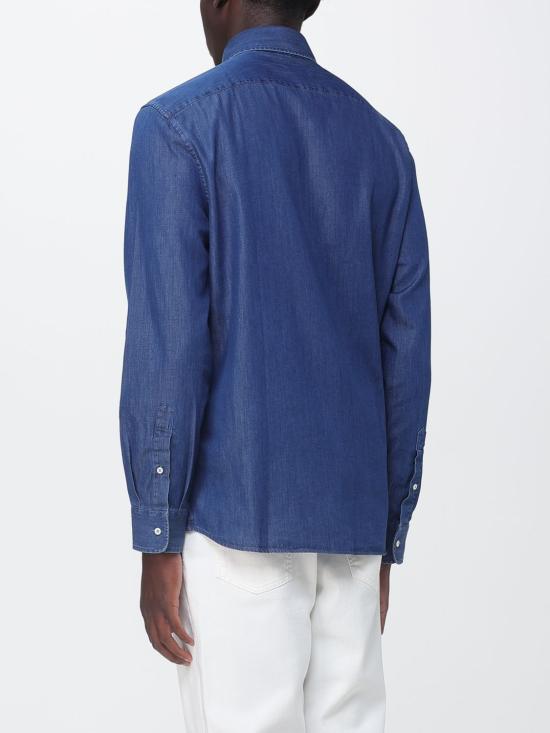 26FW 브루넬로 쿠치넬리 데님 셔츠 MR6830627 C003 Denim - BRUNELLO CUCINELLI