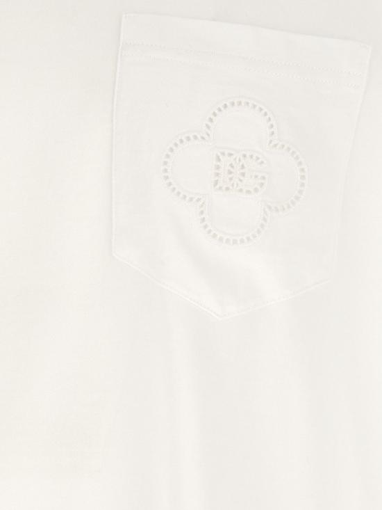 26FW 돌체앤가바나 반팔 티셔츠 G8RA2ZG7P7U W0800 White - DOLCE & GABBANA