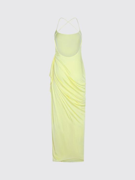 26FW 베르사체 롱 원피스 10246921A12497 1Y970 Yellow - VERSACE