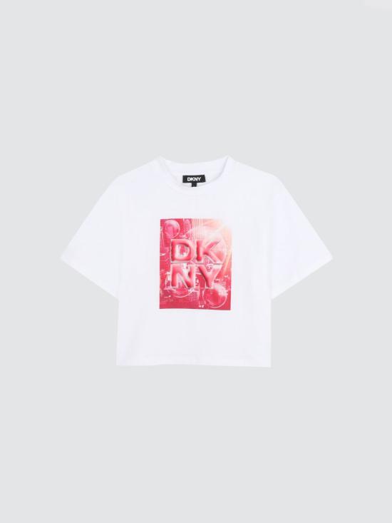26SS [키즈] 디케이엔와이 티셔츠 D62621 N54 White