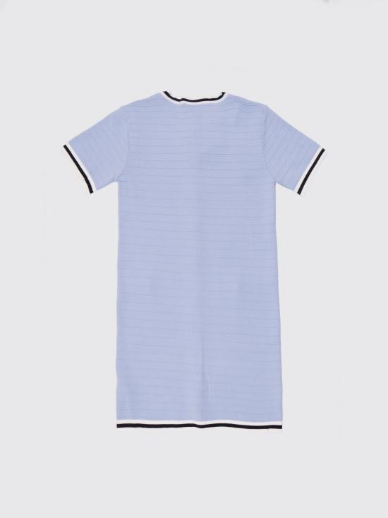 26SS [키즈] 발망 원피스 BY1C61X0121 652 Blue - BALMAIN