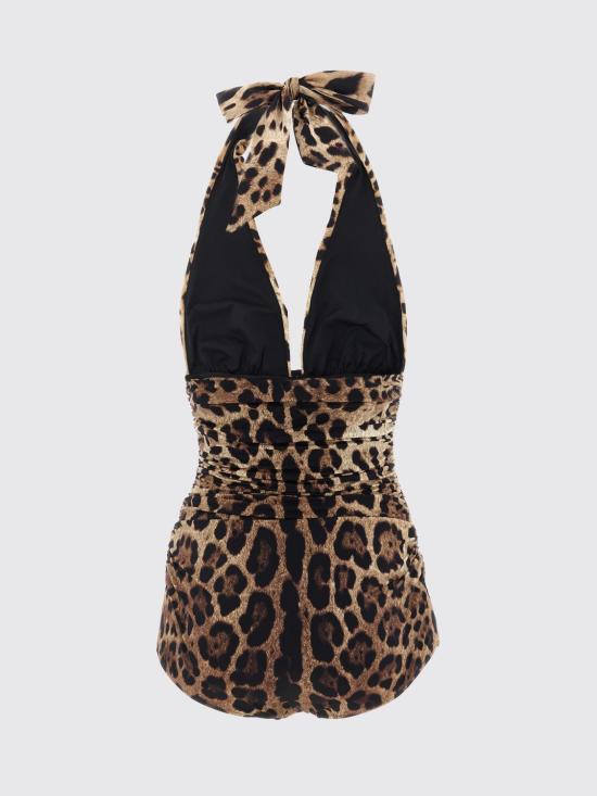 26FW 돌체앤가바나 원피스 수영복 O9A06JONO11 HY13M Brown - DOLCE & GABBANA