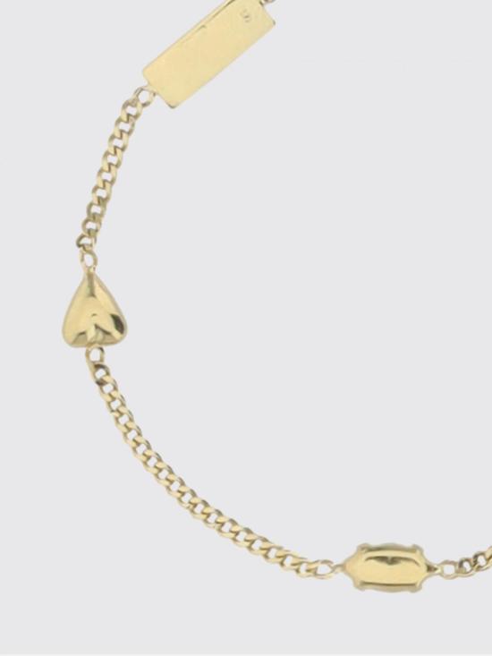 26SS 생로랑 메탈 오피움 하트 참 브레이슬릿 701950Y1526 9137 Gold - SAINT LAURENT