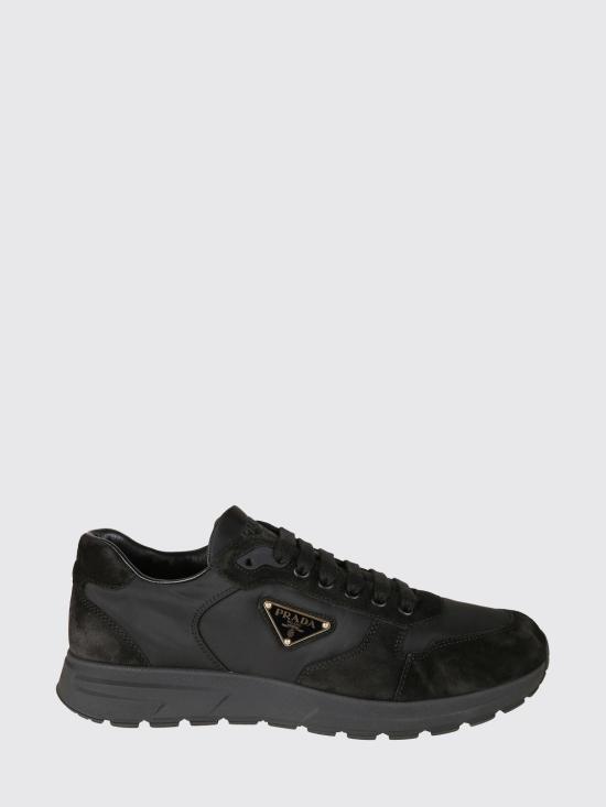 26SS 프라다 프랙스 2.0 리나일론 및 스웨이드 스니커즈 2EE436FG000D7C F0002 Black