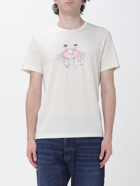 26SS 엠포리오 아르마니 반팔 티셔츠 EM000574AF20447 F1059 Cream