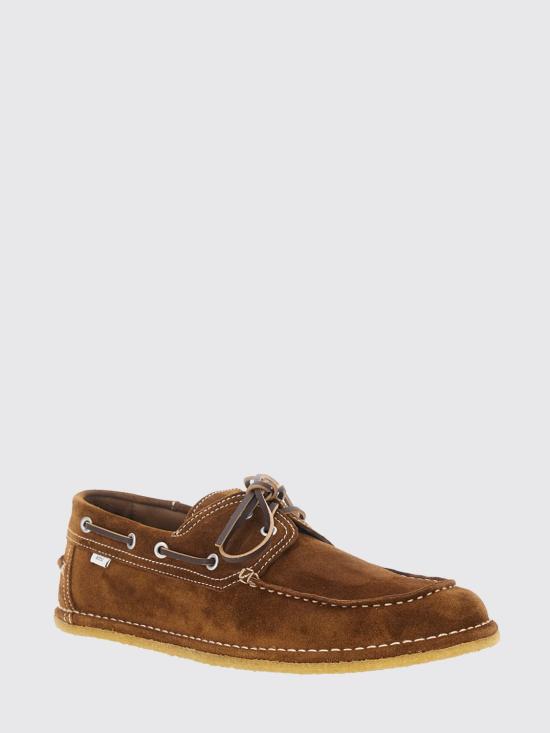 26SS 아미 스웨이드 보트 슈즈 USV830872 236 Brown - AMI