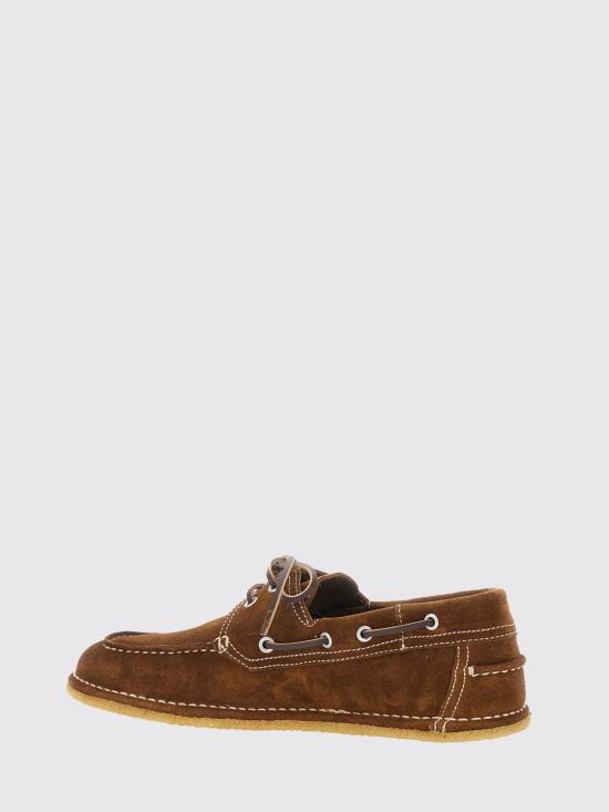 26SS 아미 스웨이드 보트 슈즈 USV830872 236 Brown - AMI