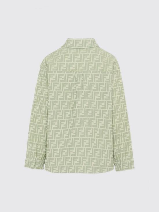 26SS [키즈] 펜디 캐주얼 자켓 JUA272AVW1 F1DS6 Sage - FENDI
