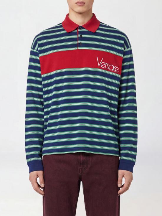 26FW 베르사체 폴로 티셔츠 10255121A18439 6UF90 Green