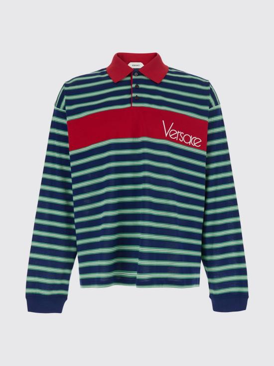 26FW 베르사체 폴로 티셔츠 10255121A18439 6UF90 Green - VERSACE