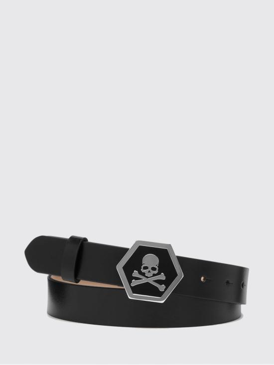 26SS 필립 플레인 레귤러 벨트 FAAAWVA0369PLE010N 0291 Black