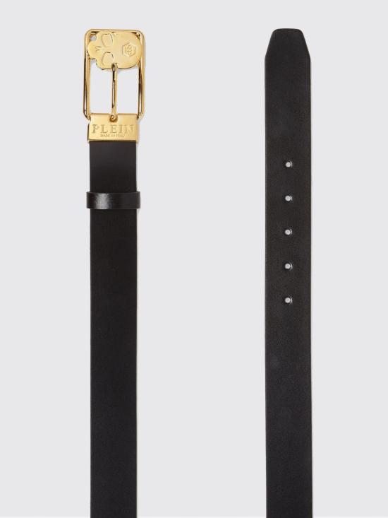 26SS 필립 플레인 가죽 벨트 FAAAMVA0697PLE010N 0216 Black - PHILIPP PLEIN