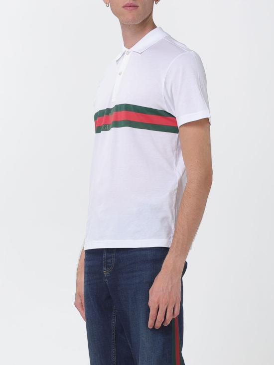 26FW 구찌 폴로 티셔츠 875092XJH0U 9066 White - GUCCI