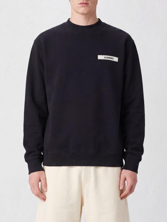 26FW 자크뮈스 그로그랭 스웨트 셔츠 SSM00206AJ00126 990 Black
