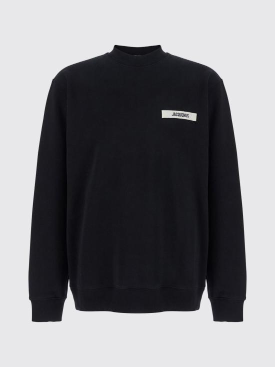 26FW 자크뮈스 그로그랭 스웨트 셔츠 SSM00206AJ00126 990 Black - JACQUEMUS