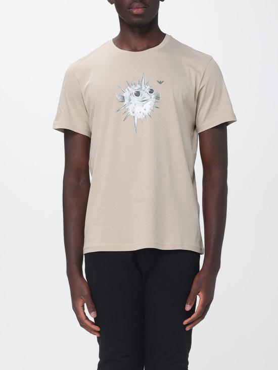 26SS 엠포리오 아르마니 반팔 티셔츠 EM000574AF20447 F6100 Dove Grey