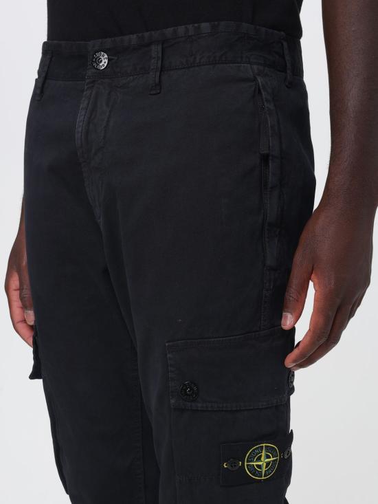 26FW 스톤 아일랜드 스트레이트 팬츠 3100034S00L1 V0129 Black - STONE ISLAND