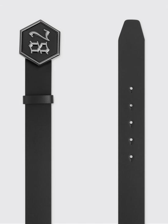 26SS 필립 플레인 가죽 벨트 FAAAMVA0702PLE010N 0292 Black 1 - PHILIPP PLEIN
