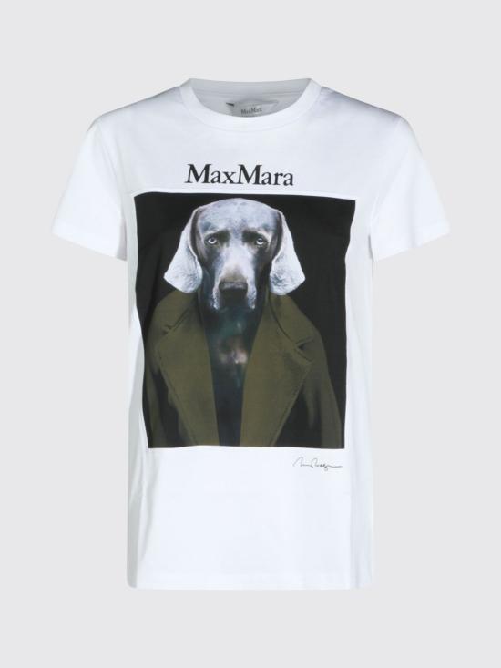 26FW 막스마라 반팔 티셔츠 2621946071600 010 Kaki - MAX MARA