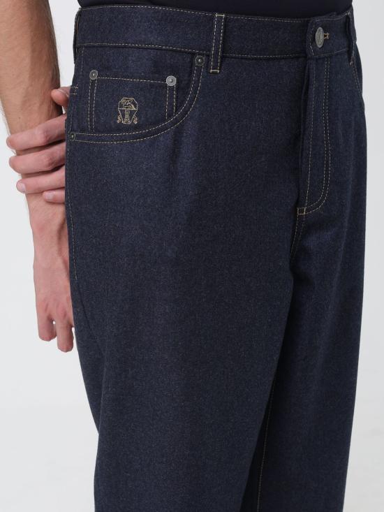 26FW 브루넬로 쿠치넬리 데님 팬츠 M038PF1012 CDL36 Navy - BRUNELLO CUCINELLI