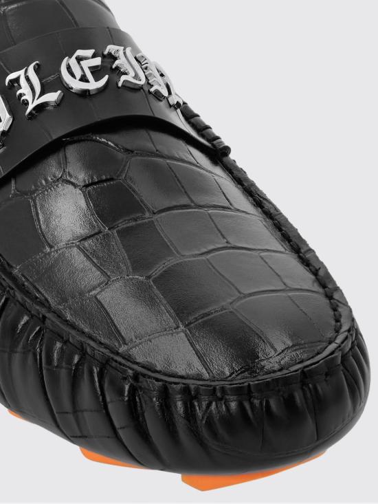 26SS 필립 플레인 로퍼 FADSMSB0794PLE010N 02 Black - PHILIPP PLEIN
