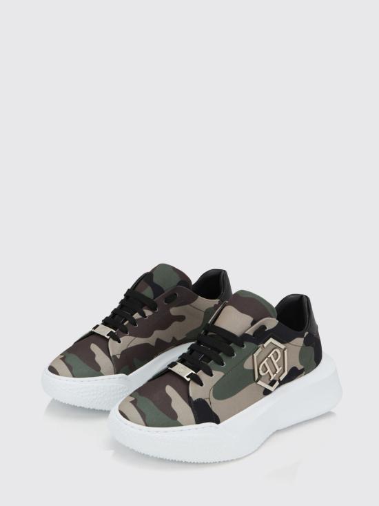 26SS 필립 플레인 스니커즈 A20SMSC3046PLE075N 50 Military - PHILIPP PLEIN