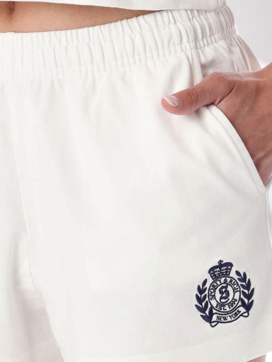 26SS 스포티앤리치 숏팬츠 SH075710243WH01 48 White - SPORTY & RICH
