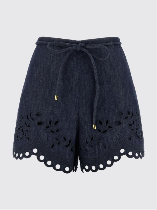 26FW 짐머만 숏팬츠 7283ASS263 INK Blue - ZIMMERMANN