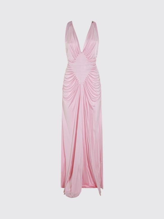 26FW 베르사체 롱 원피스 10246991A12497 1PS10 Pink - VERSACE