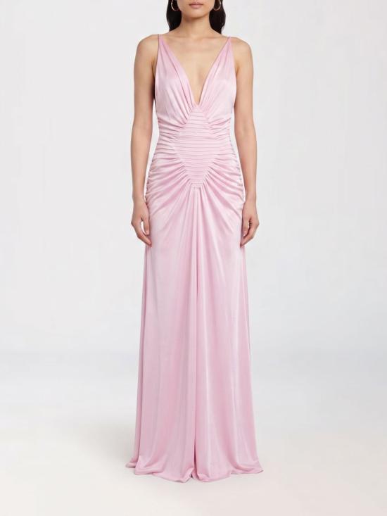 26FW 베르사체 롱 원피스 10246991A12497 1PS10 Pink