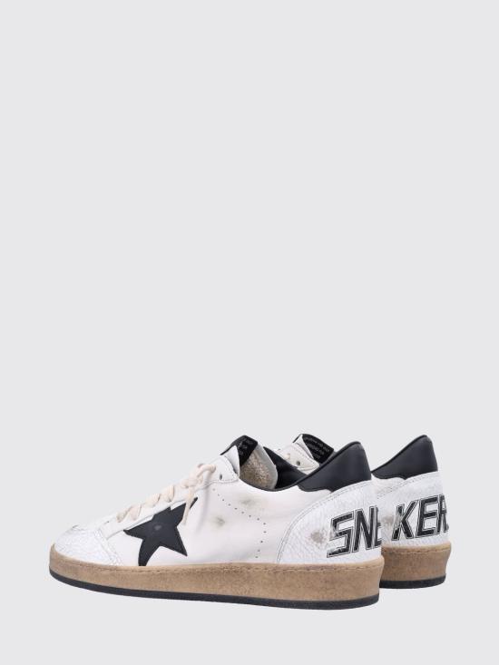 26FW 골든구스 볼스타 레더 스타 스니커즈 GMF00117F00377110283 White - GOLDEN GOOSE