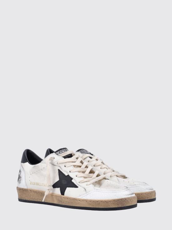26FW 골든구스 볼스타 레더 스타 스니커즈 GMF00117F00377110283 White - GOLDEN GOOSE