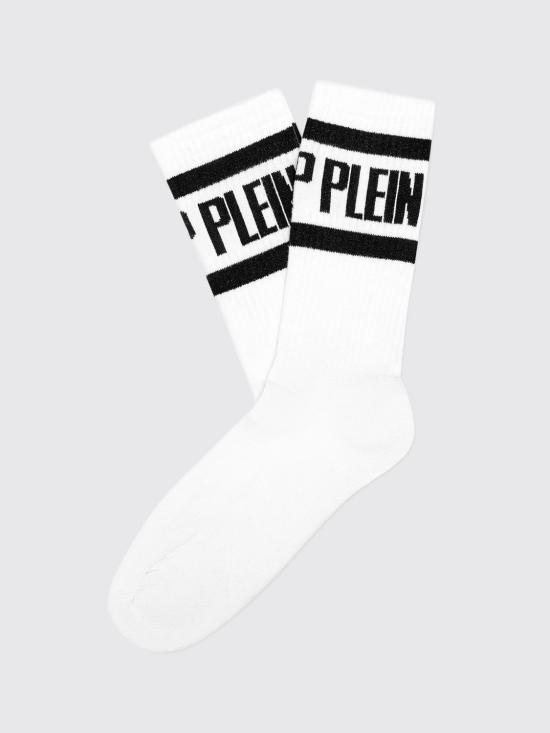 26SS 필립 플레인 양말 PPCOMUY0265PTE003N 01 White - PHILIPP PLEIN