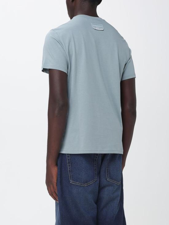 26SS 엠포리오 아르마니 반팔 티셔츠 EM000574AF20447 F9029 Gnawed Blue - EMPORIO ARMANI