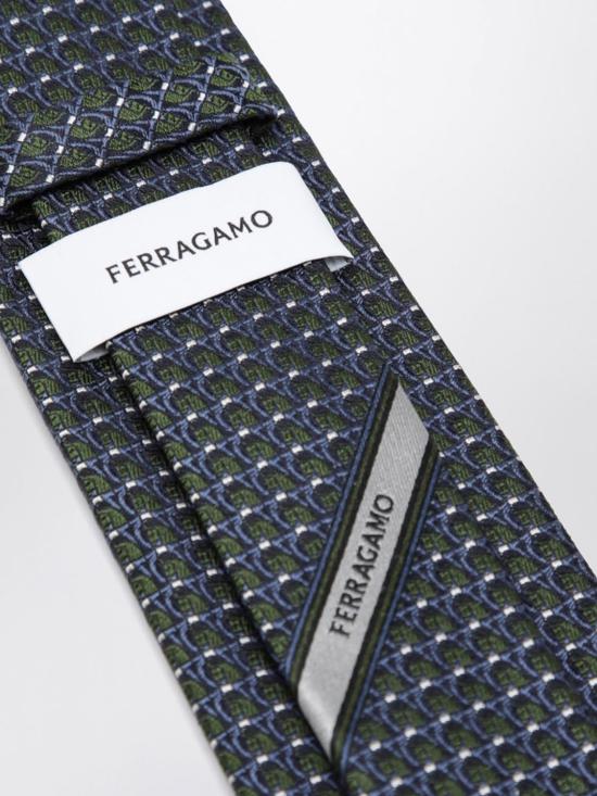 26SS 살바토레 페라가모 넥타이 789280 FV Green - SALVATORE FERRAGAMO
