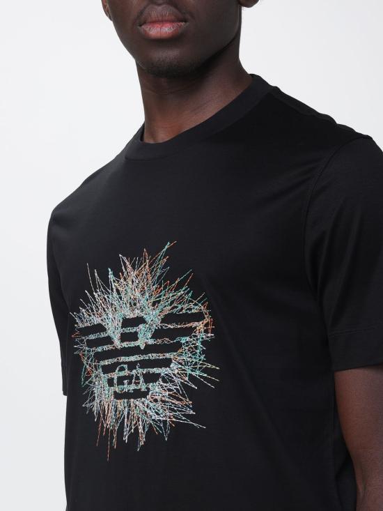 26SS 엠포리오 아르마니 폴로 티셔츠 EM005282AF10017 UC001 Black - EMPORIO ARMANI