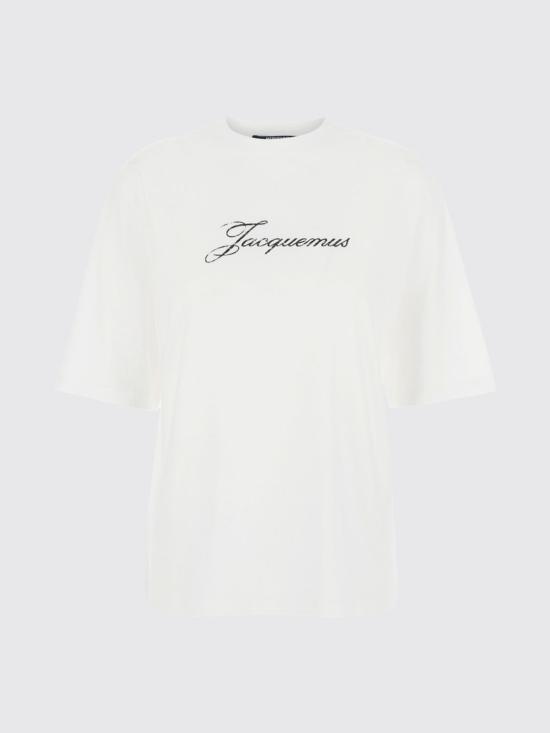 26FW 자크뮈스 자크뮈스 티셔츠 TSW00596AJ00289 100 White - JACQUEMUS