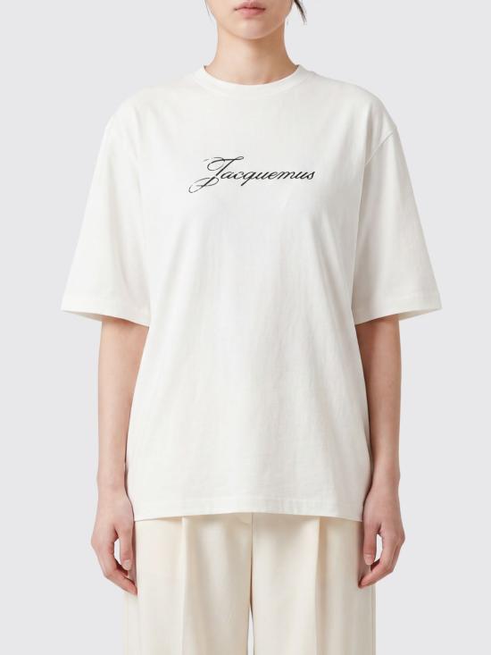 26FW 자크뮈스 자크뮈스 티셔츠 TSW00596AJ00289 100 White