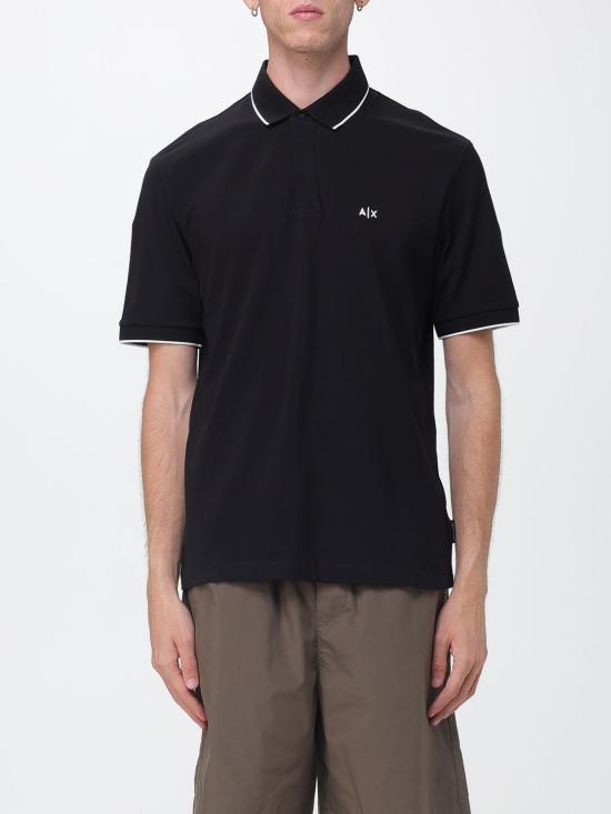 26SS 알마니 폴로 티셔츠 XM002402AF13026 UC001 Black