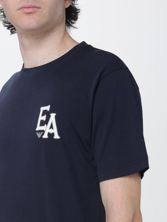 26SS 엠포리오 아르마니 반팔 티셔츠 EM001717AF14836 FB473 Navy - EMPORIO ARMANI
