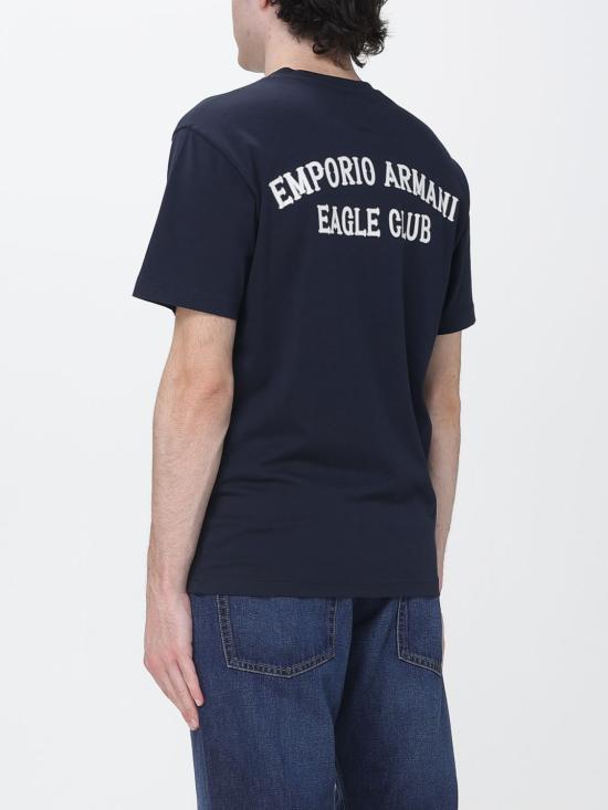 26SS 엠포리오 아르마니 반팔 티셔츠 EM001717AF14836 FB473 Navy - EMPORIO ARMANI