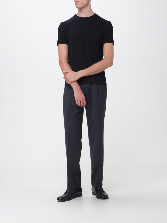 26FW 조르지오 아르마니 반팔 티셔츠 3GST52SJP4Z UC99 Black - GIORGIO ARMANI